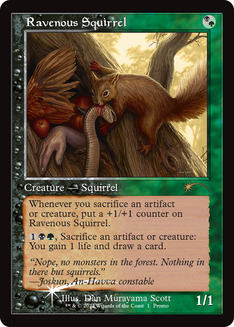 Ravenous Squirrel (Open House) [Wizards Play Network 2024] | The Time Vault CA