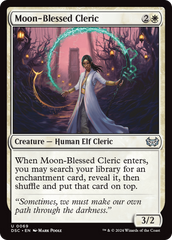 Moon-Blessed Cleric [Duskmourn: House of Horror Commander] | The Time Vault CA