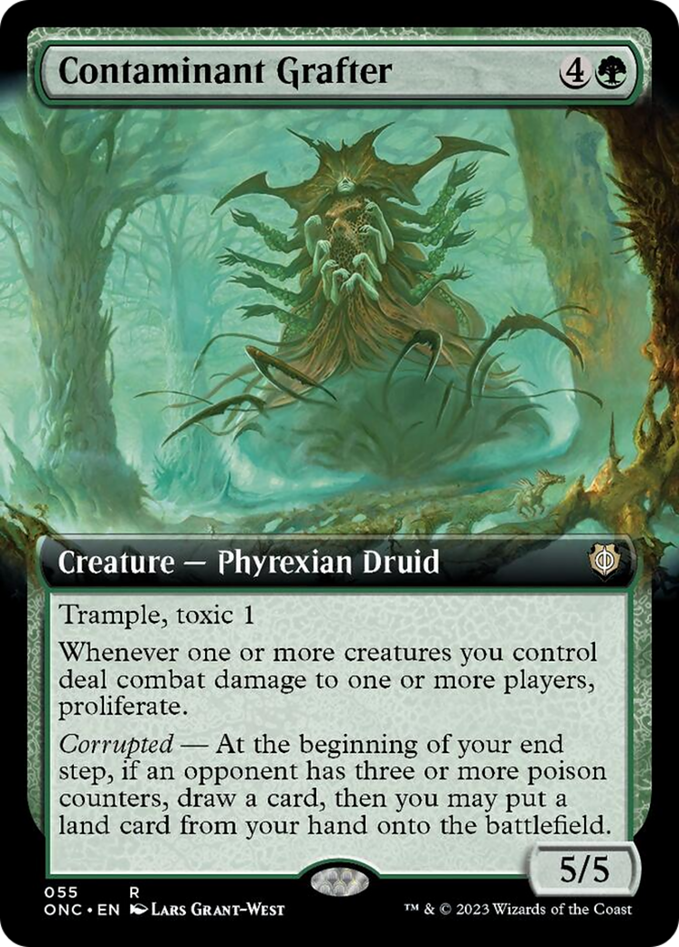 Contaminant Grafter (Extended Art) [Phyrexia: All Will Be One Commander] | The Time Vault CA