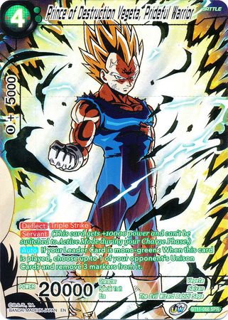 Prince of Destruction Vegeta, Prideful Warrior (SPR) (BT11-066) [Vermilion Bloodline] | The Time Vault CA