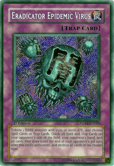 Eradicator Epidemic Virus [FOTB-EN068] Secret Rare | The Time Vault CA