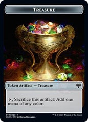 Treasure // Spirit Double-Sided Token [Kaldheim Tokens] | The Time Vault CA