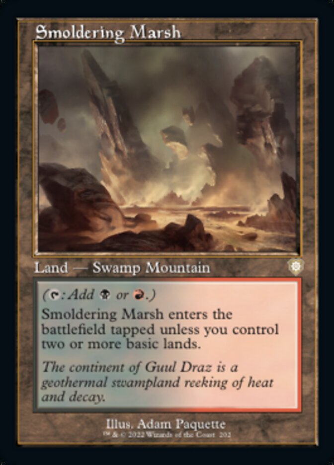 Smoldering Marsh (Retro) [The Brothers' War Commander] | The Time Vault CA