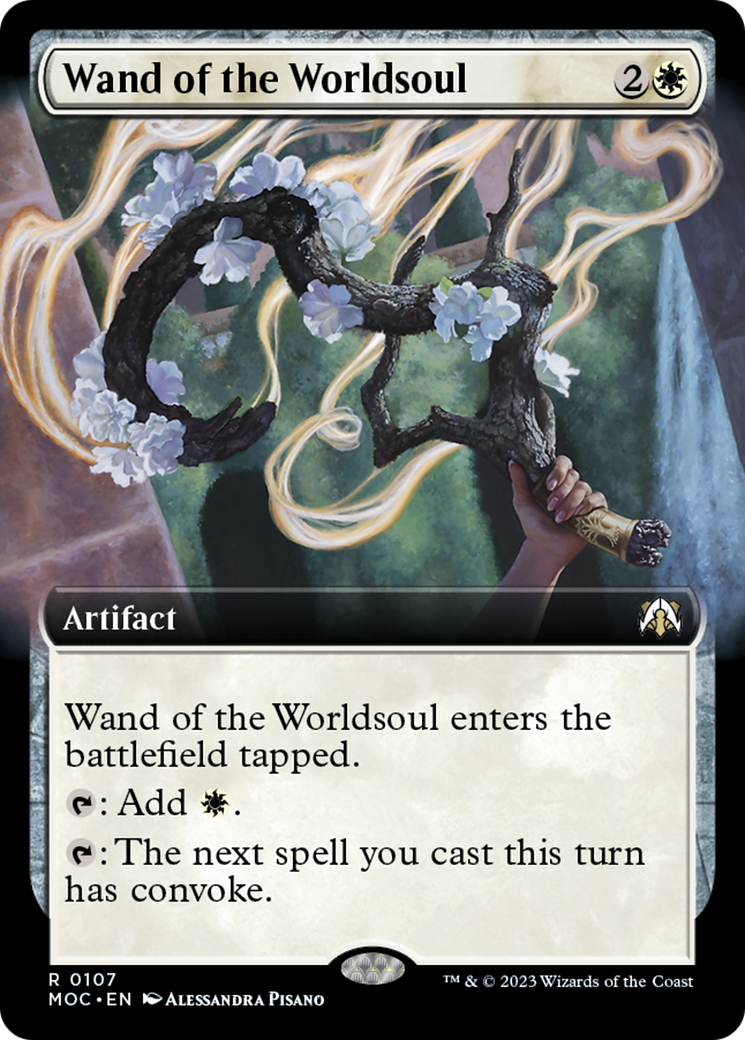 Wand of the Worldsoul (Extended Art) [March of the Machine Commander] | The Time Vault CA