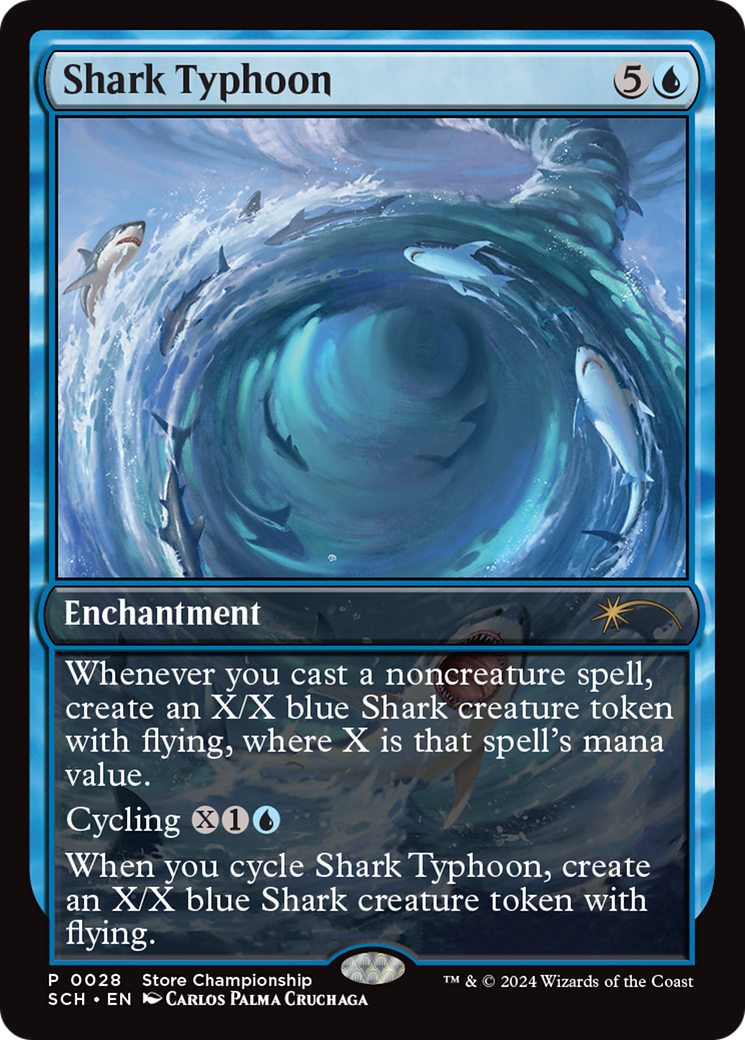 Shark Typhoon (Store Championship) [Bloomburrow Promos] | The Time Vault CA