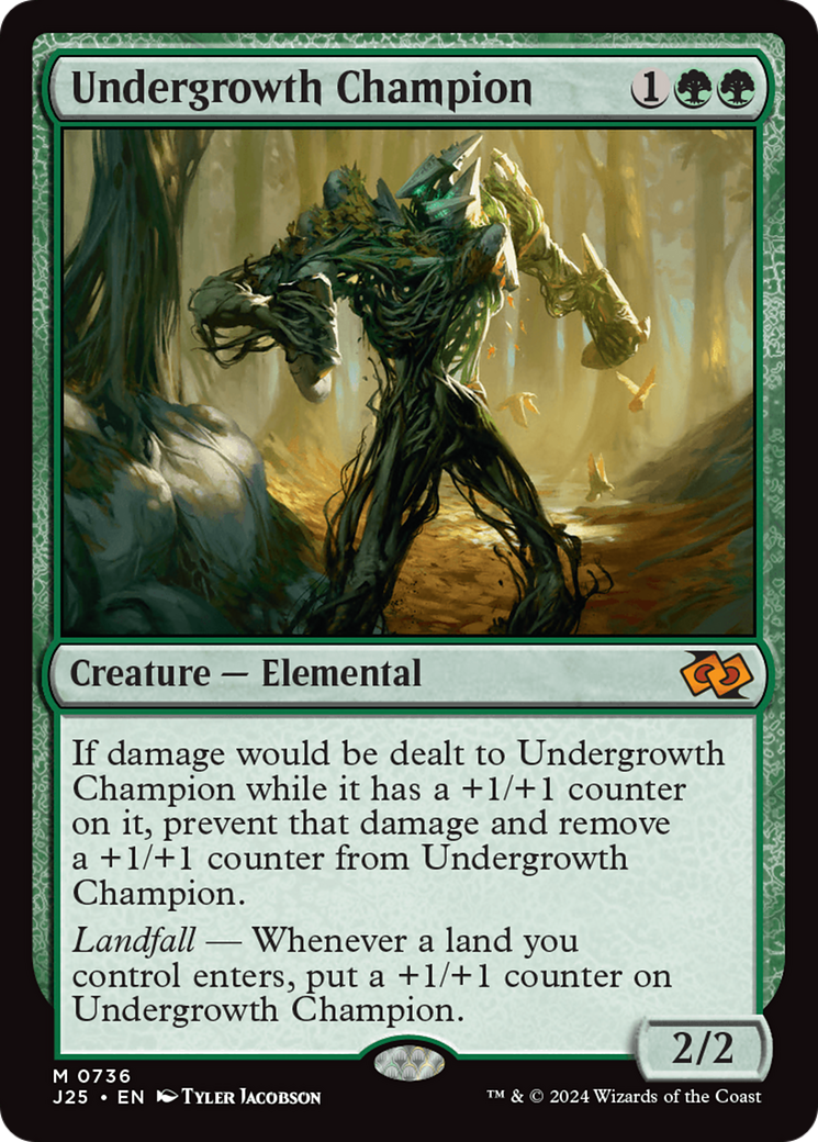 Undergrowth Champion [Foundations Jumpstart] | The Time Vault CA
