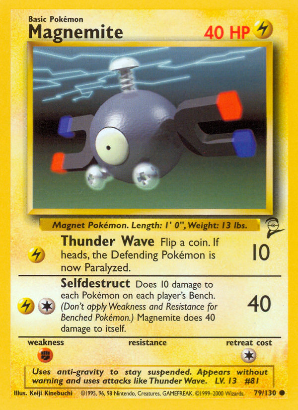 Magnemite (79/130) [Base Set 2] | The Time Vault CA