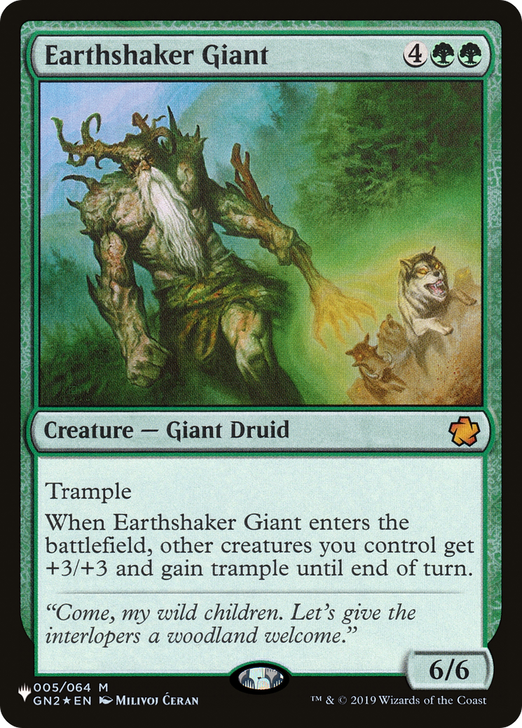 Earthshaker Giant [The List Reprints] | The Time Vault CA