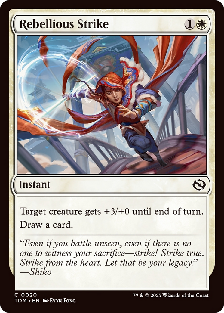Rebellious Strike [Tarkir: Dragonstorm] | The Time Vault CA