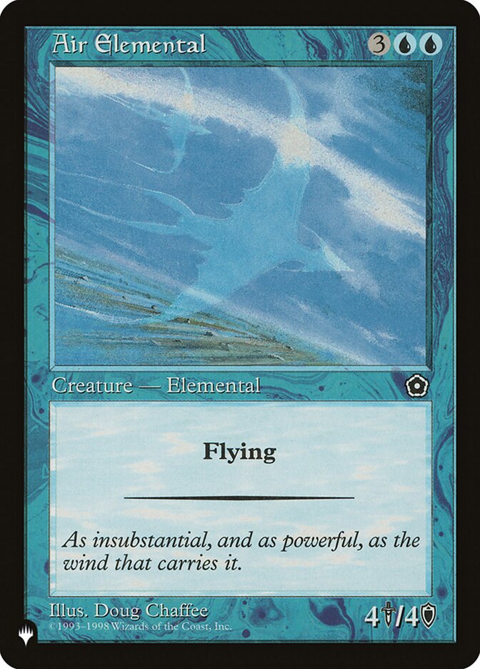 Air Elemental [The List] | The Time Vault CA