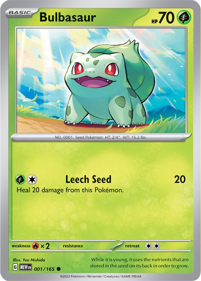 Bulbasaur (001/165) [Scarlet & Violet 151] | The Time Vault CA