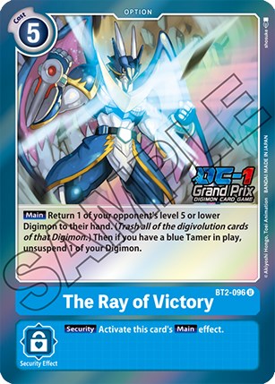 The Ray of Victory [BT2-096] (DC-1 Grand Prix) [Release Special Booster Promos] | The Time Vault CA