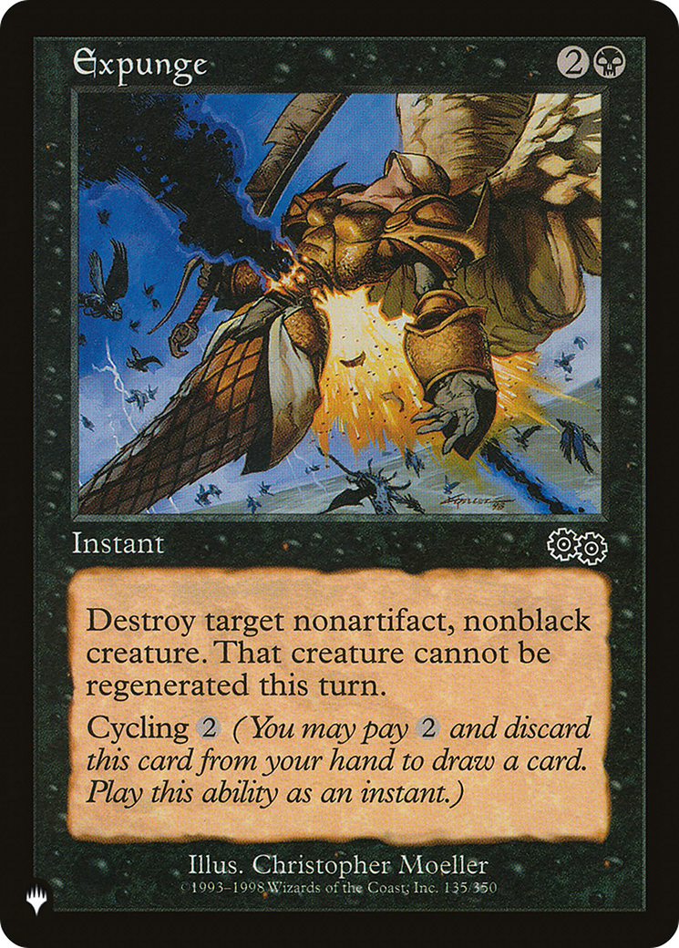 Expunge [The List] | The Time Vault CA