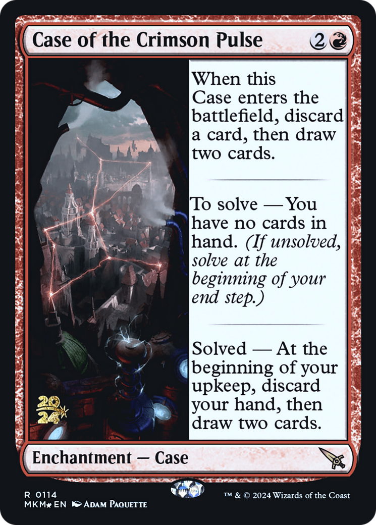 Case of the Crimson Pulse [Murders at Karlov Manor Prerelease Promos] | The Time Vault CA