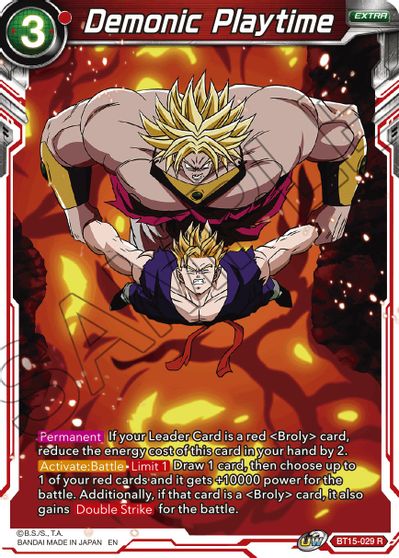 Demonic Playtime (BT15-029) [Saiyan Showdown] | The Time Vault CA