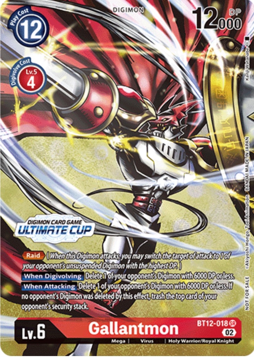Gallantmon [BT12-018] (Ultimate Cup) [Across Time Promos] | The Time Vault CA