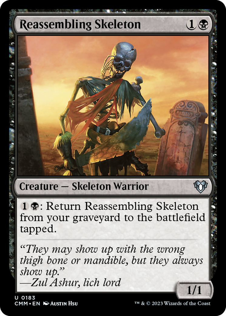 Reassembling Skeleton [Commander Masters] | The Time Vault CA