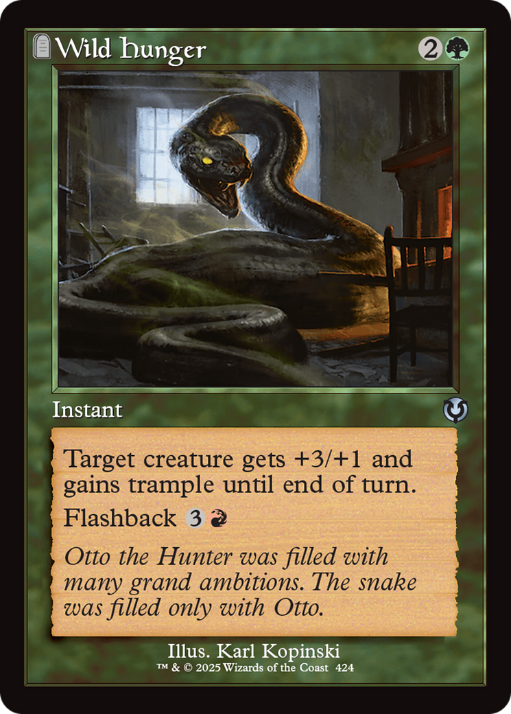 Wild Hunger (Retro Frame) [Innistrad Remastered] | The Time Vault CA