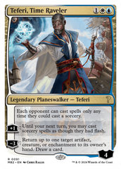 Teferi, Time Raveler (White Border) [Mystery Booster 2] | The Time Vault CA