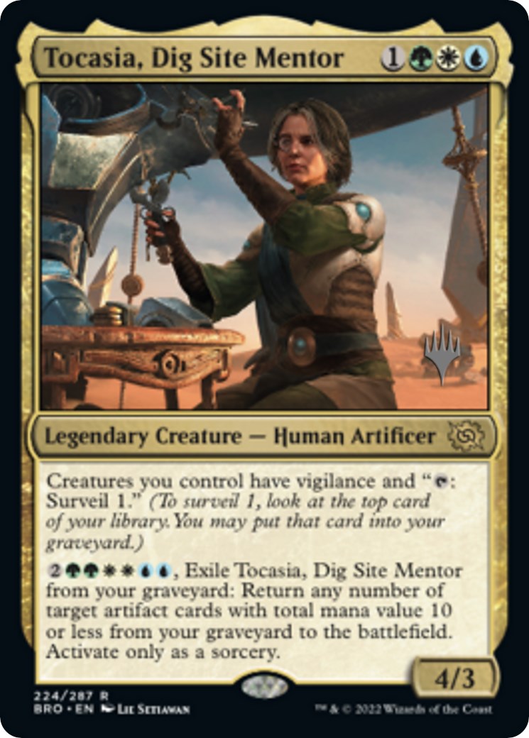 Tocasia, Dig Site Mentor (Promo Pack) [The Brothers' War Promos] | The Time Vault CA