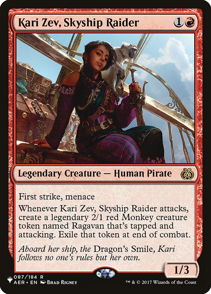 Kari Zev, Skyship Raider [The List] | The Time Vault CA