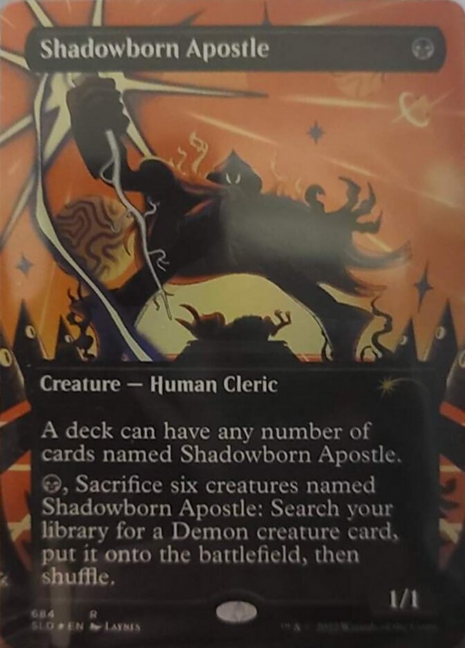 Shadowborn Apostle (Borderless) (684) [Secret Lair Drop Promos] | The Time Vault CA