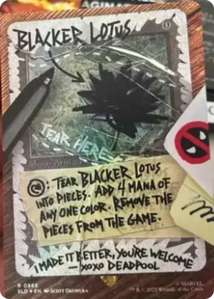 Blacker Lotus (Rainbow Foil) [Secret Lair Drop Series] | The Time Vault CA