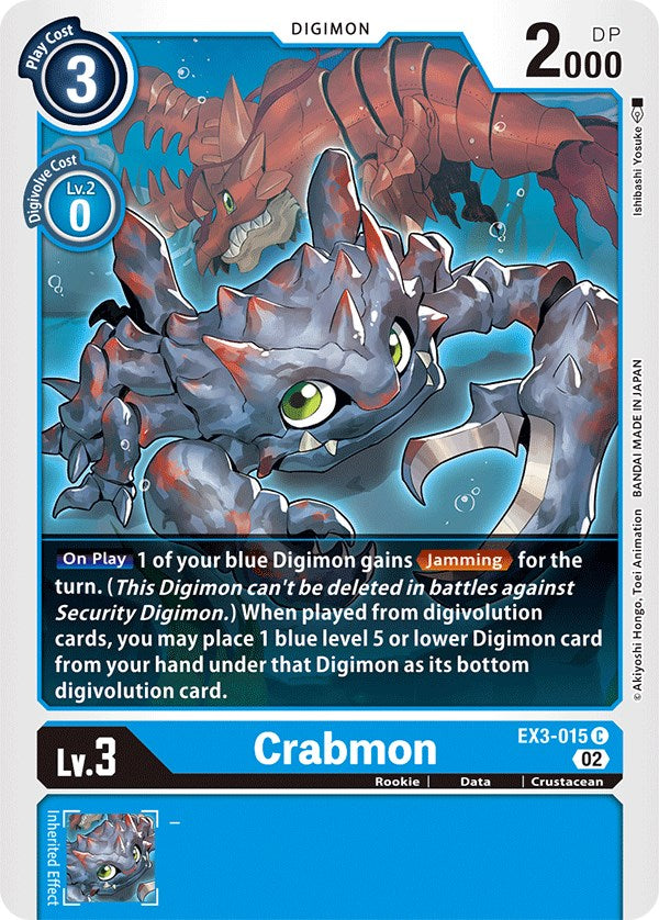 Crabmon [EX3-015] [Draconic Roar] | The Time Vault CA