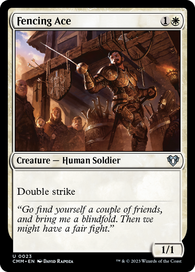 Fencing Ace [Commander Masters] | The Time Vault CA