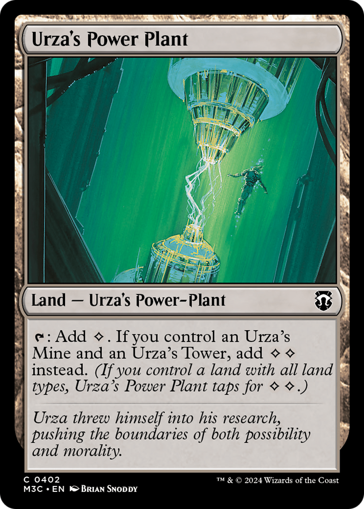 Urza's Power Plant (Ripple Foil) [Modern Horizons 3 Commander] | The Time Vault CA