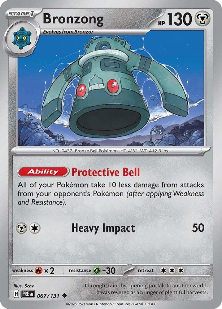 Bronzong (067/131) [Scarlet & Violet: Prismatic Evolutions] | The Time Vault CA