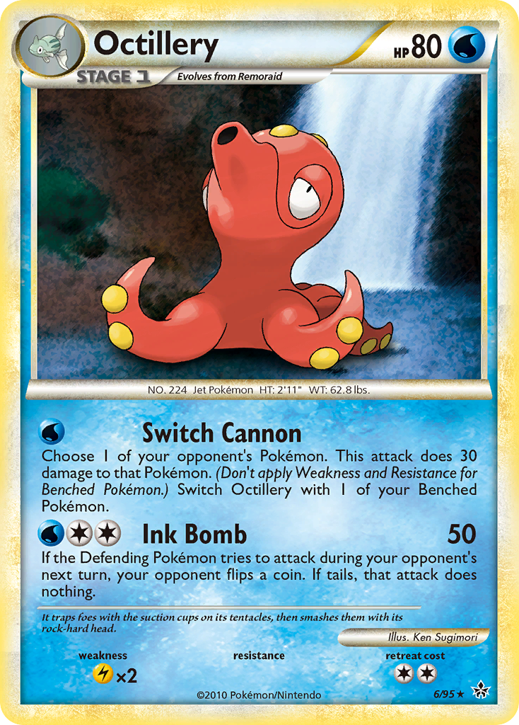 Octillery (6/95) [HeartGold & SoulSilver: Unleashed] | The Time Vault CA