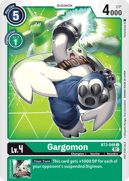 Gargomon [BT3-048] (Winner Pack Next Adventure) [Release Special Booster Promos] | The Time Vault CA