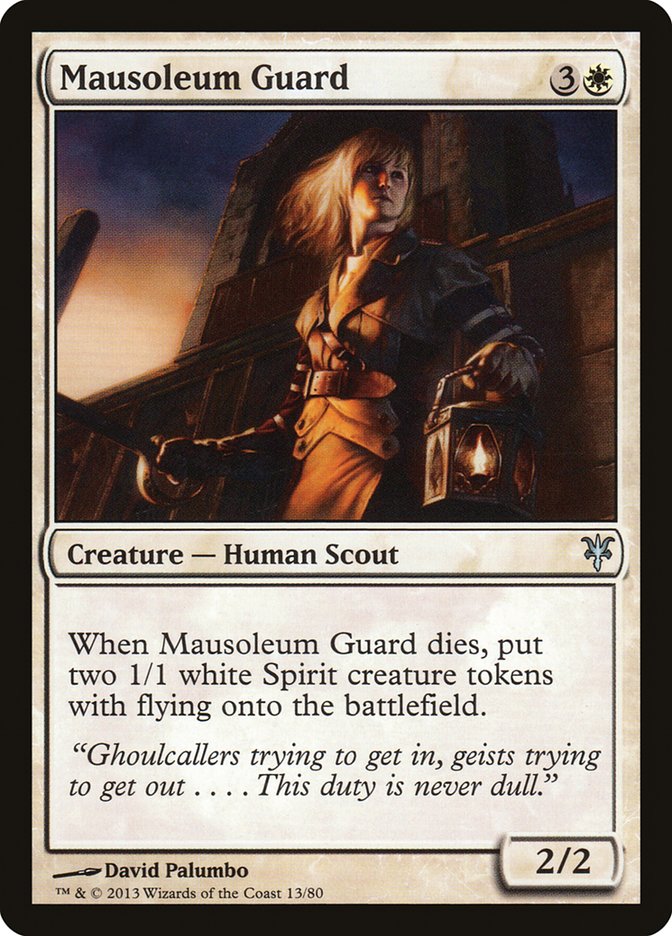 Mausoleum Guard [Duel Decks: Sorin vs. Tibalt] | The Time Vault CA