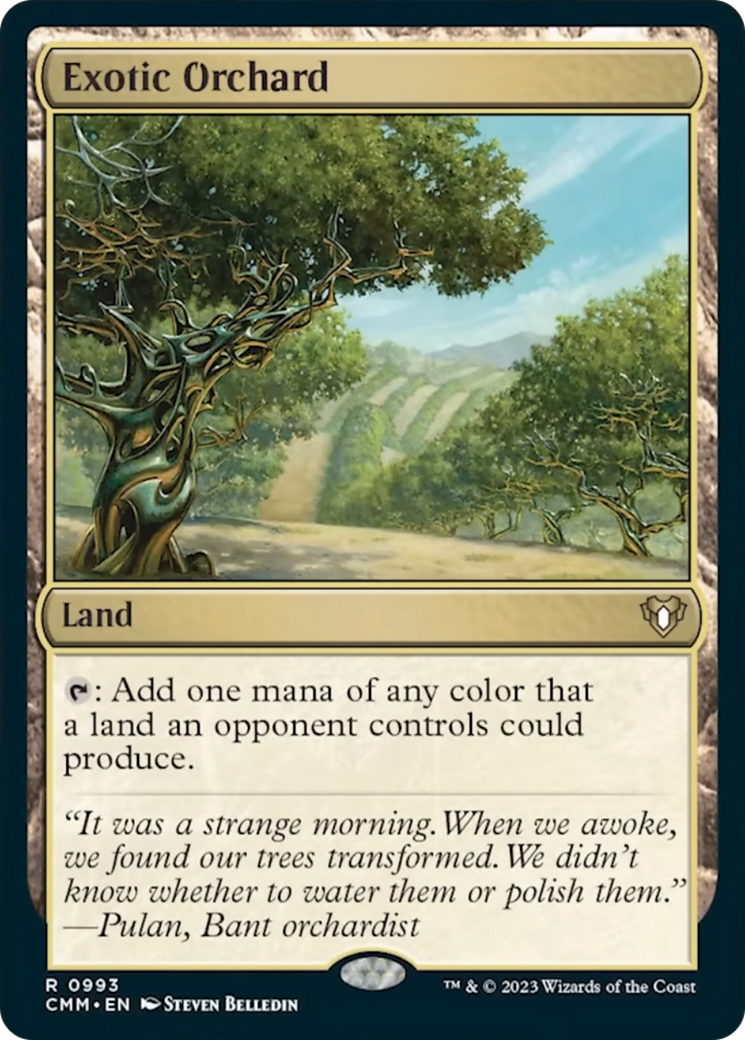 Exotic Orchard [Commander Masters] | The Time Vault CA