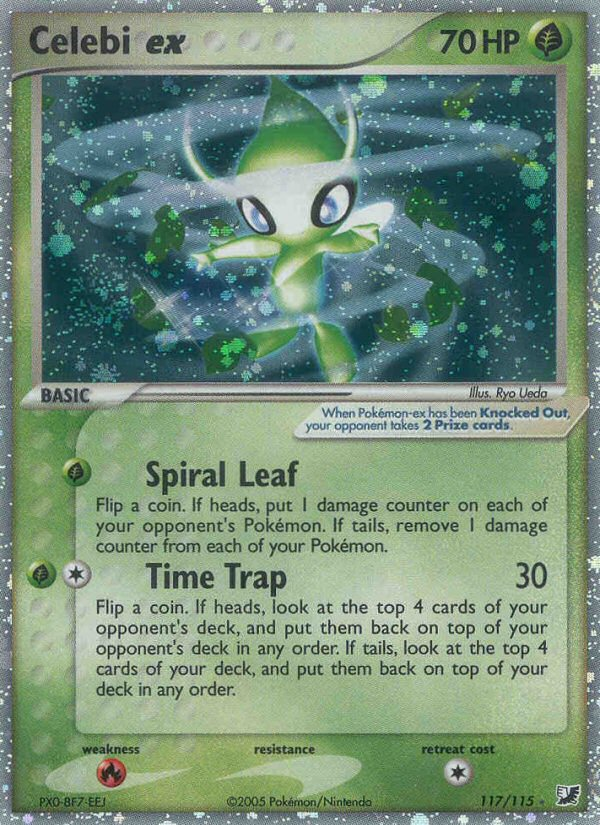 Celebi ex (117/115) [EX: Unseen Forces] | The Time Vault CA