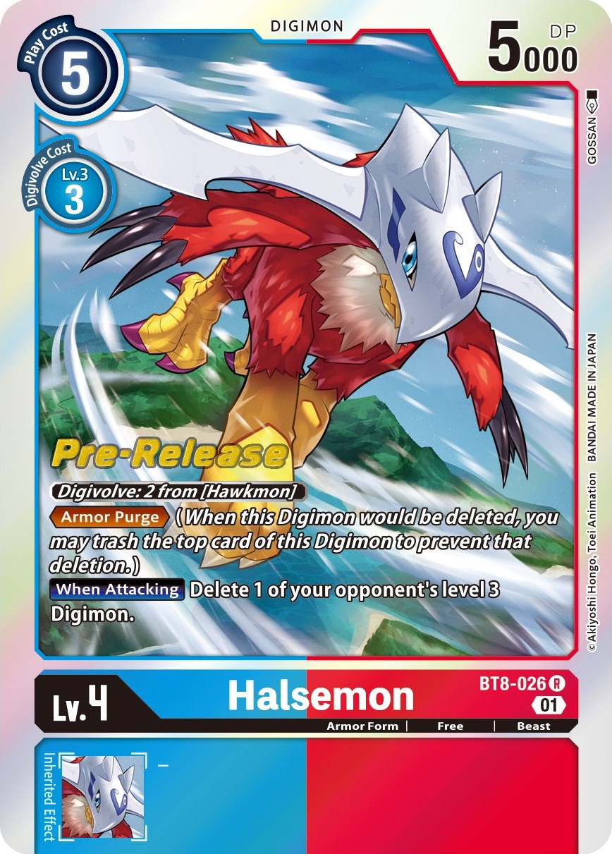 Halsemon [BT8-026] [New Awakening Pre-Release Cards] | The Time Vault CA