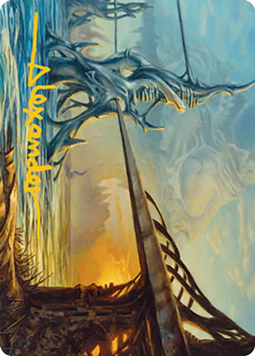 Razortide Bridge Art Card (Gold-Stamped Signature) [Modern Horizons 2 Art Series] | The Time Vault CA