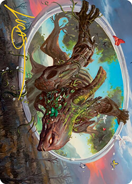 Gaea's Will Art Card (Gold-Stamped Signature) [Modern Horizons 2 Art Series] | The Time Vault CA