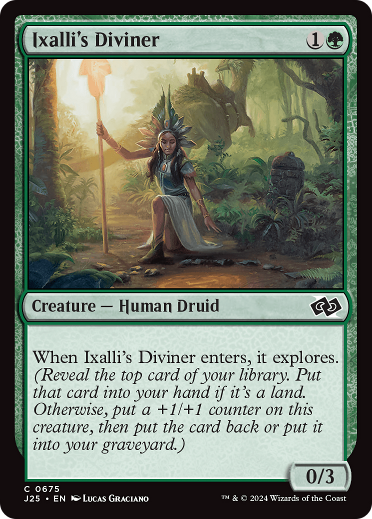 Ixalli's Diviner [Foundations Jumpstart] | The Time Vault CA