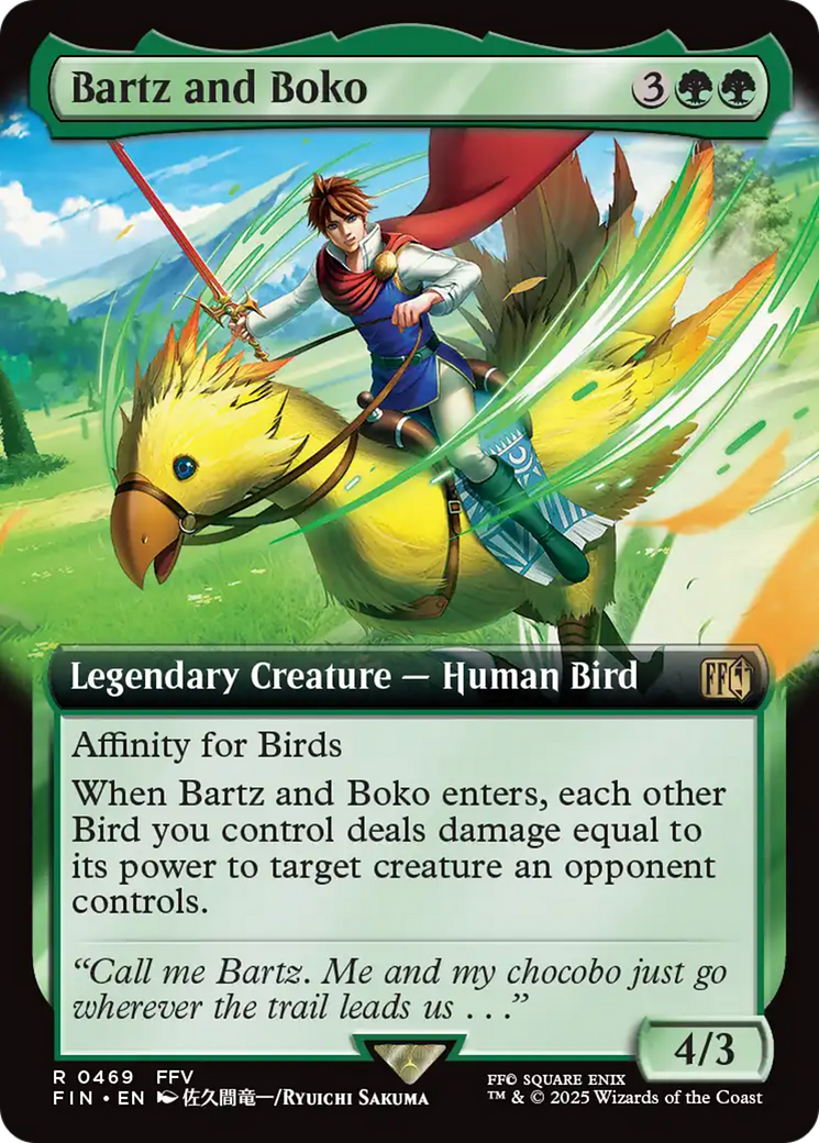 Bartz and Boko (Extended Art) [FINAL FANTASY] | The Time Vault CA