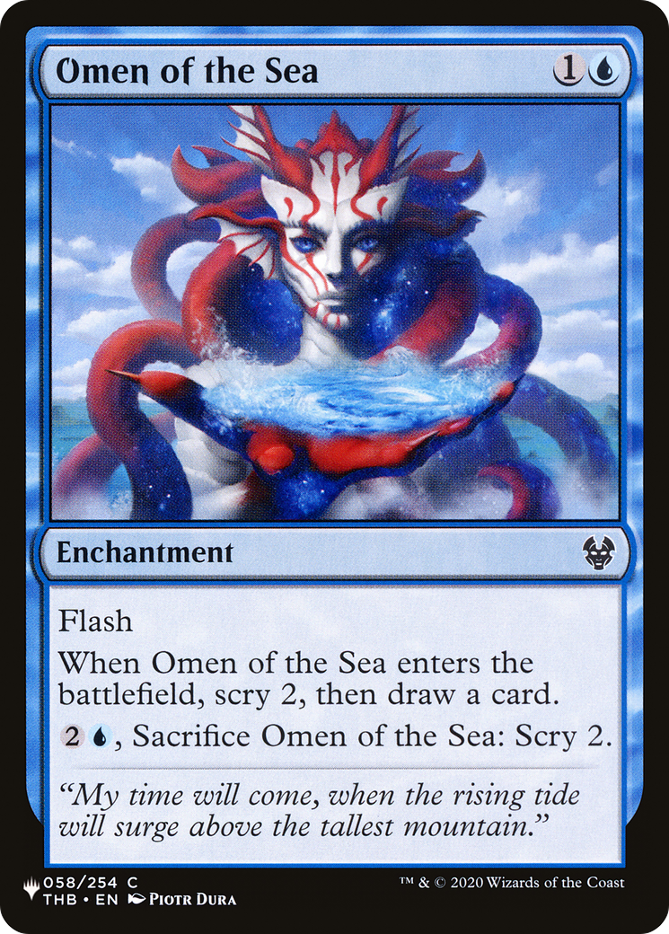 Omen of the Sea [The List] | The Time Vault CA