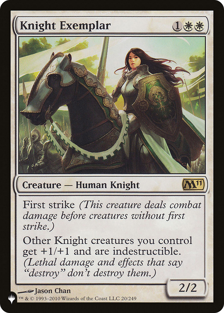 Knight Exemplar (Magic 2011) [The List] | The Time Vault CA