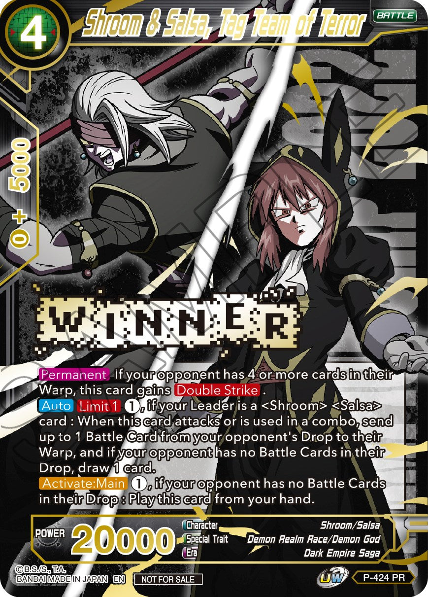 Shroom & Salsa, Tag Team of Terror (Championship Pack 2022 Vol.2) (Winner Gold Stamped) (P-424) [Promotion Cards] | The Time Vault CA