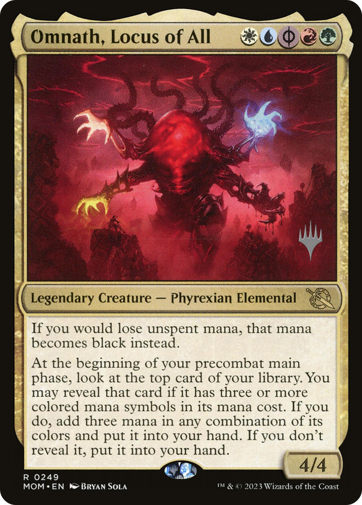 Omnath, Locus of All (Promo Pack) [March of the Machine Promos] | The Time Vault CA