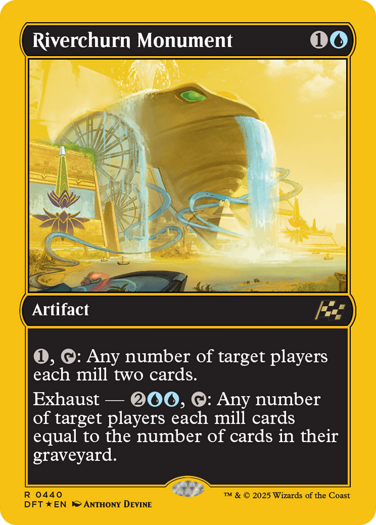 Riverchurn Monument (First-Place Foil) [Aetherdrift] | The Time Vault CA