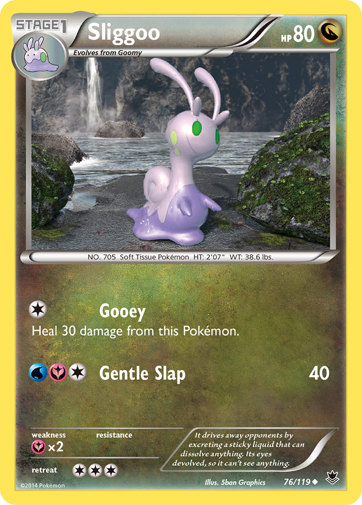 Sliggoo (76/119) [XY: Phantom Forces] | The Time Vault CA