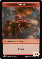Dragon // Lotus Double-Sided Token [Reality Fracture Tokens] | The Time Vault CA