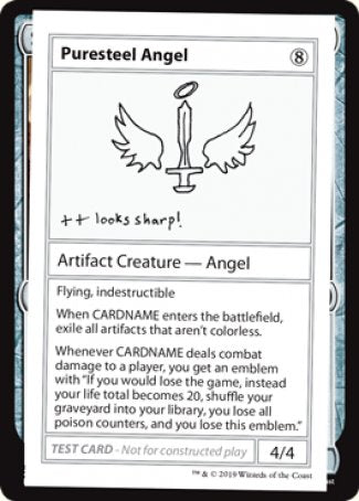 Puresteel Angel (2021 Edition) [Mystery Booster Playtest Cards] | The Time Vault CA