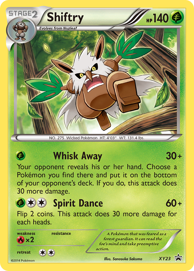 Shiftry (XY23) [XY: Black Star Promos] | The Time Vault CA